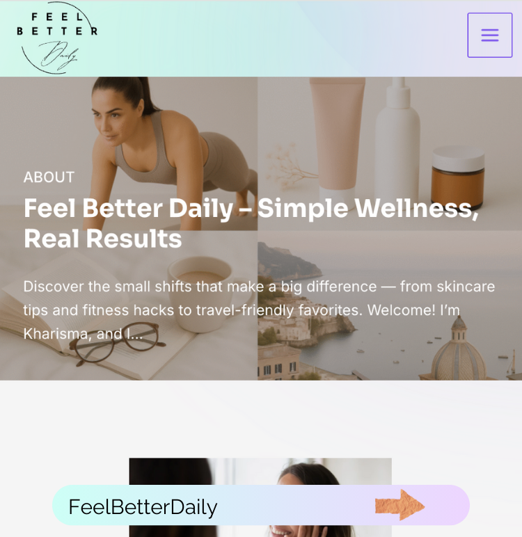FeelBetterDaily website